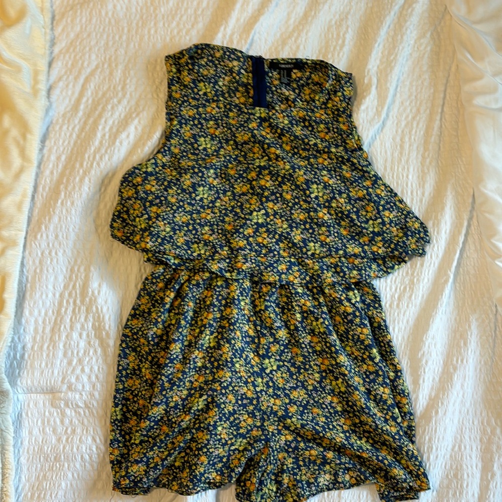 Forever 21 Floral Ditsy Print Romper